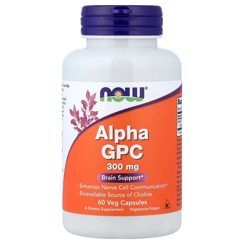 NOW アルファGPC 300mg 60粒の商品画像