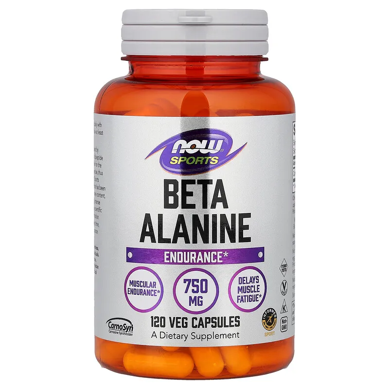 NOW ベータアラニン 750mg 120カプセルの商品画像