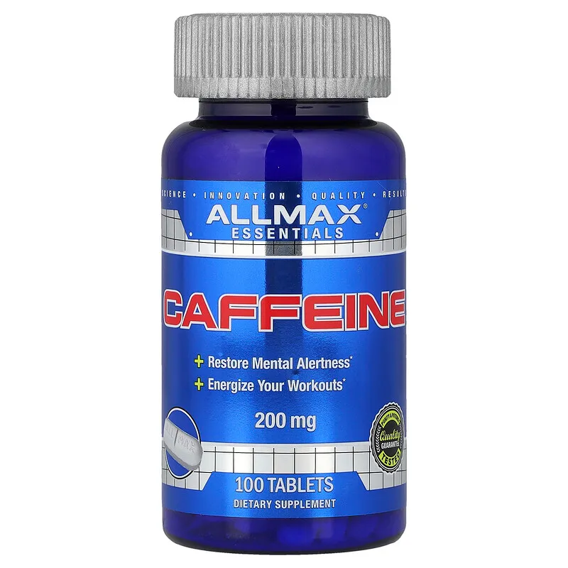 ALLMAX カフェイン 200mg 100粒の商品画像