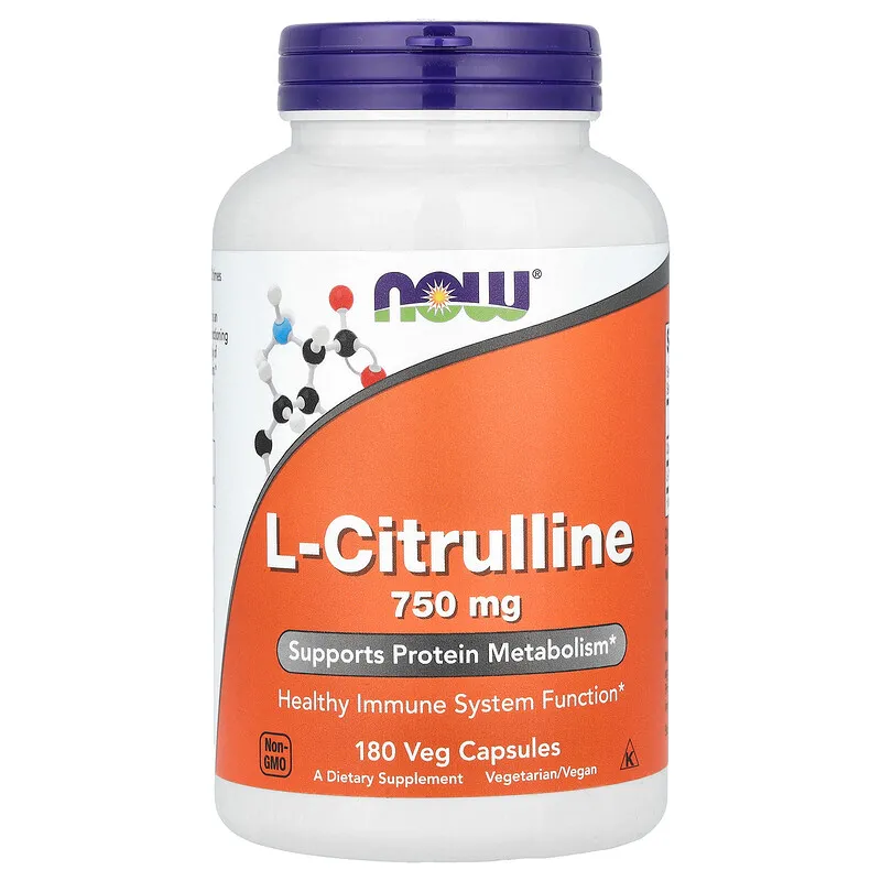 NOW L-シトルリン 750mg 180粒の商品画像