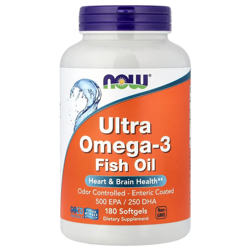 NOW ウルトラオメガ3（EPA500/DHA250） 180カプセルの商品画像