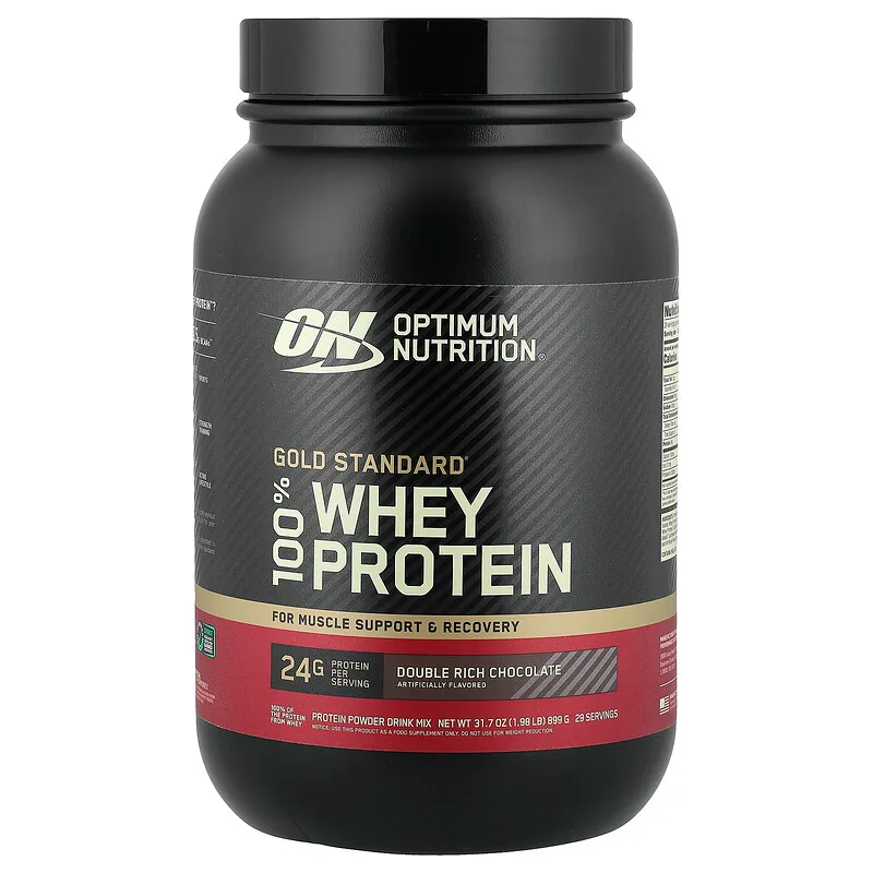 Optimum Nutrition ゴールドスタンダード 100%ホエイ(ダブルリッチチョコレート) 899gの商品画像
