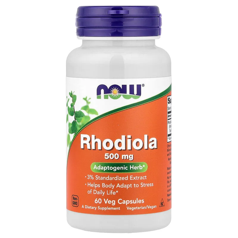 NOW ロディオラ 500mg 60粒の商品画像